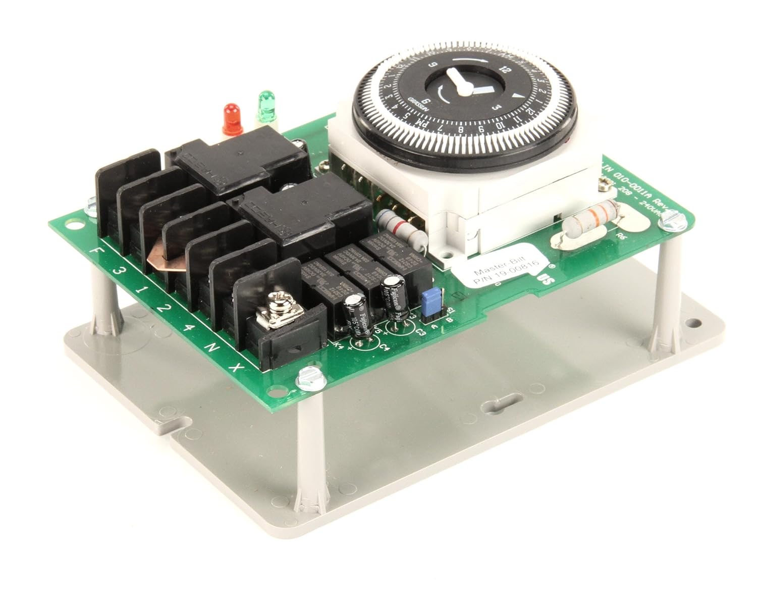 Atas ke bawah view of Master-Bilt 19-00816 Timer Unit dial for setting cycles