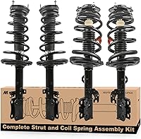 Vista 18 de MOSTPLUS Juego de amortiguador y resorte de puntal delantero compatible para Toyota Avalon 2012-2017 172941/172940, resorte helicoidal, 2 piezas