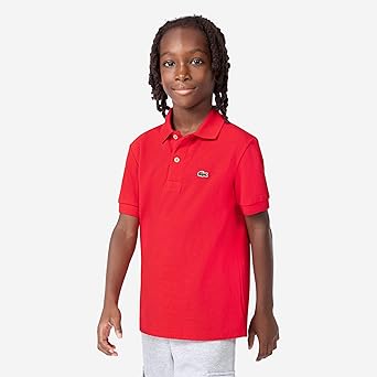 Lacoste Little Boys' (l1812) Short Sleeve Classic Pique Polo Shirt