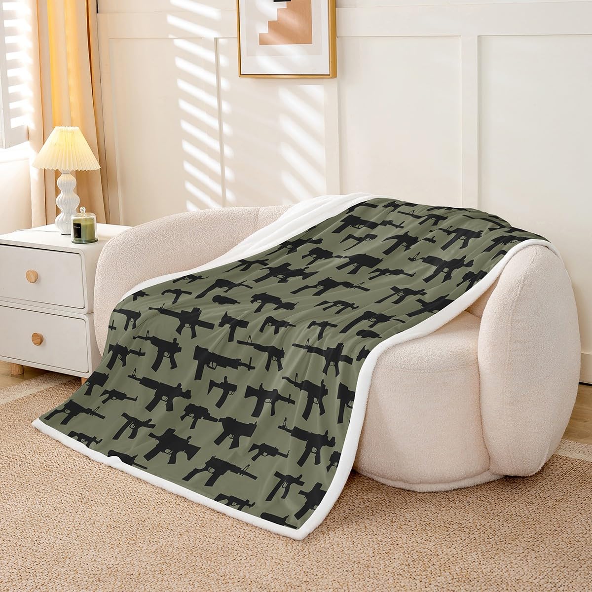 Periodic Table Sherpa Blanket – Queen Size Science Chemistry Plush Throw For Bed & Couch - View #11