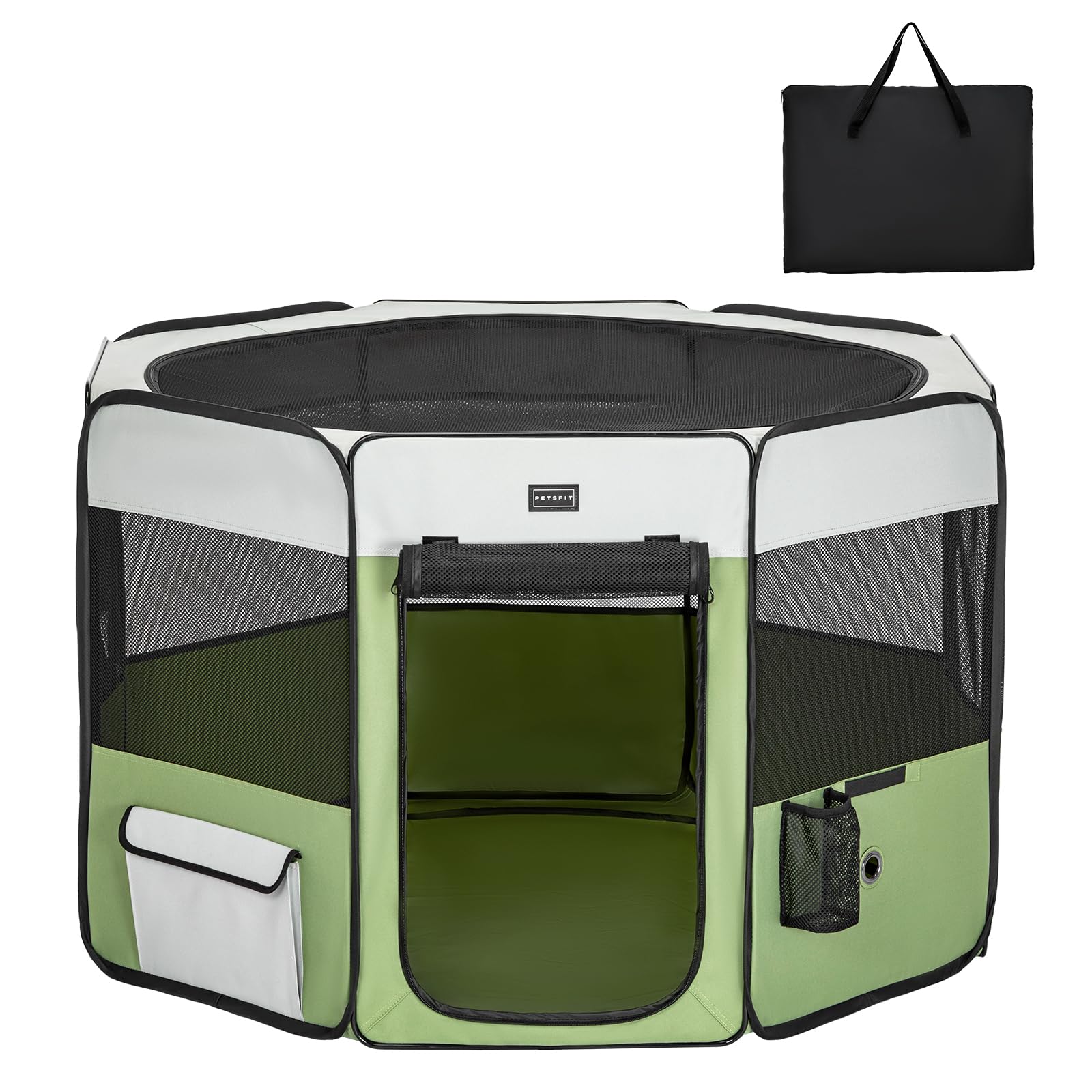 Amazon | Petsfit ペットサークル 折りたたみ 猫の分娩室 全犬種対応