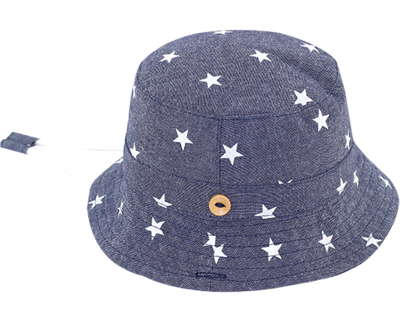Happy Cherry Sombrero Pescador para Bebés Niños 3 Meses-6 Años Vaquero Suave Gorro de Sol con ala Infantil para Playa Verano
