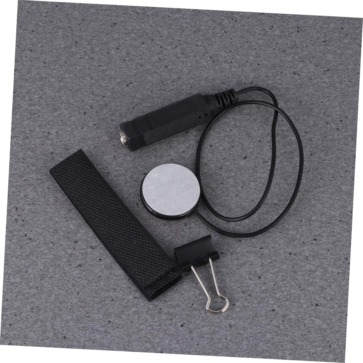 Yardwe Guitar Piezo Microphone Pickup Self Adhesive Contact Pickup for Acoustic Guitar Ukulele Sound Capture with Jack Easy Installation Professional Recording