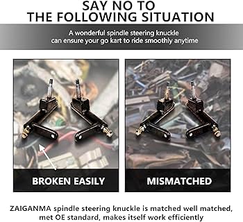 Amazon.com: ZAIGANMA Steering Knuckle Left and Right Spindle Side