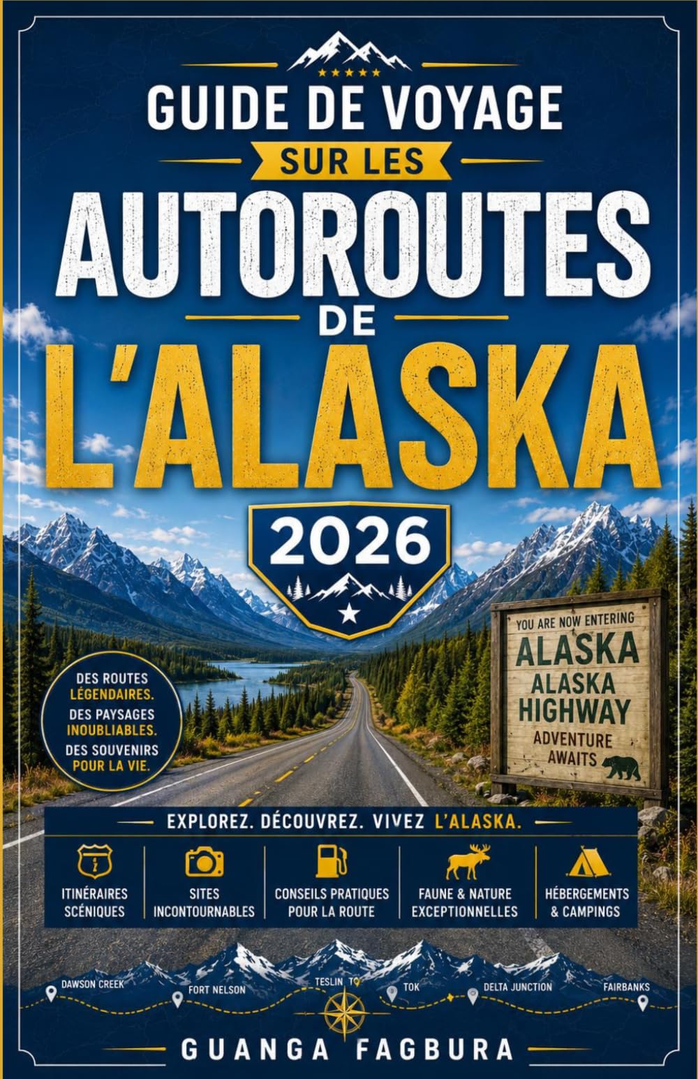 GUIDE DE VOYAGE SUR LES AUTOROUTES DE L'ALASKA 2026: Le guide complet du voyageur en voiture, du point zéro à la dernière frontière
