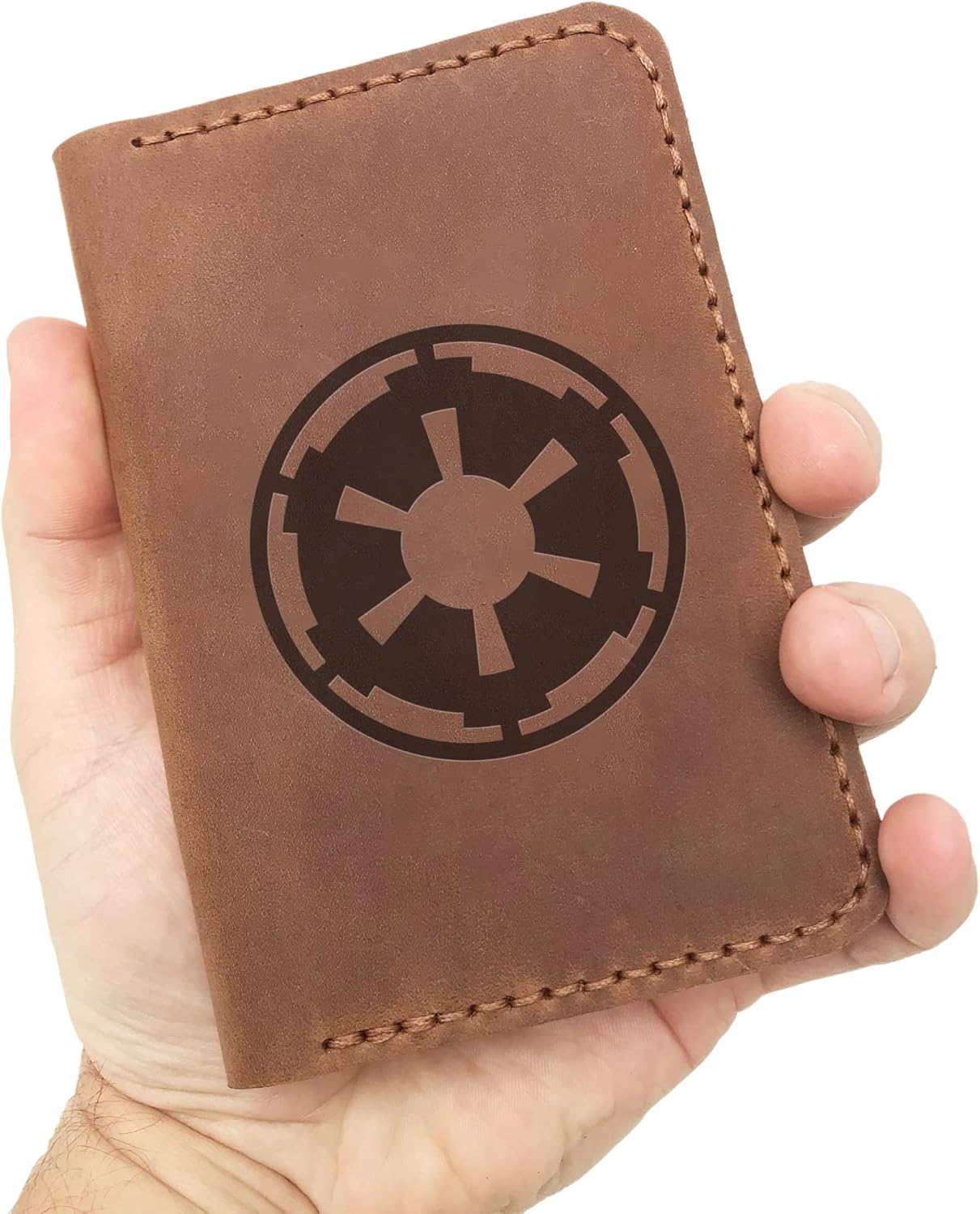 Passport Holder Galactic Empire, Leather Passport Cover For Men, Handmade Personalized Passport Wallet, Gift for Traveler, Passport Case, Gift for Him, Boyfriend Gift, Crazy Horse Leather