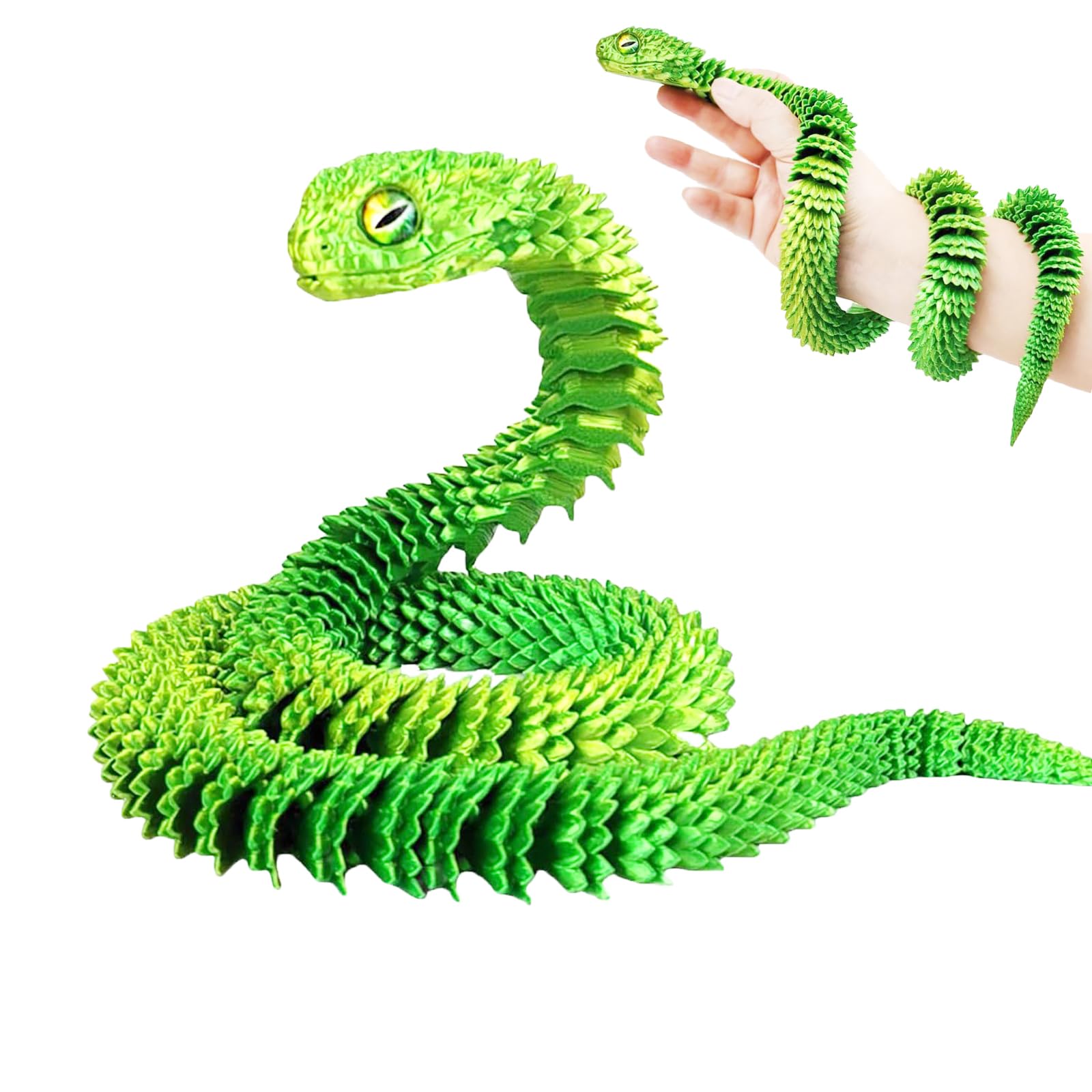 Large 3D Printed Snakes (24 inch-60cm)