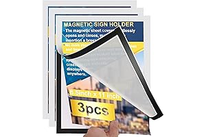 Ndsox Magnetic Sign Holder 8.5x11 Wall Mount for Magnetic Artwork Display