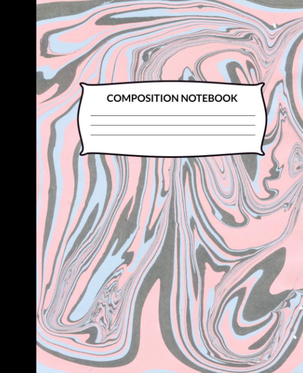 Composition Notebook: Wide Ruled Lined Paper Notebook Journal (Marble)
