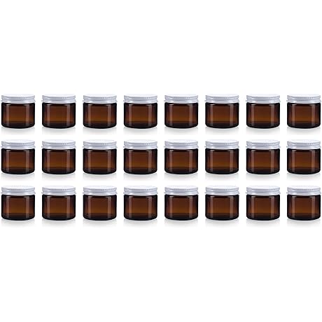 North Mountain 2 oz Amber Glass Canning/ Spice Jars