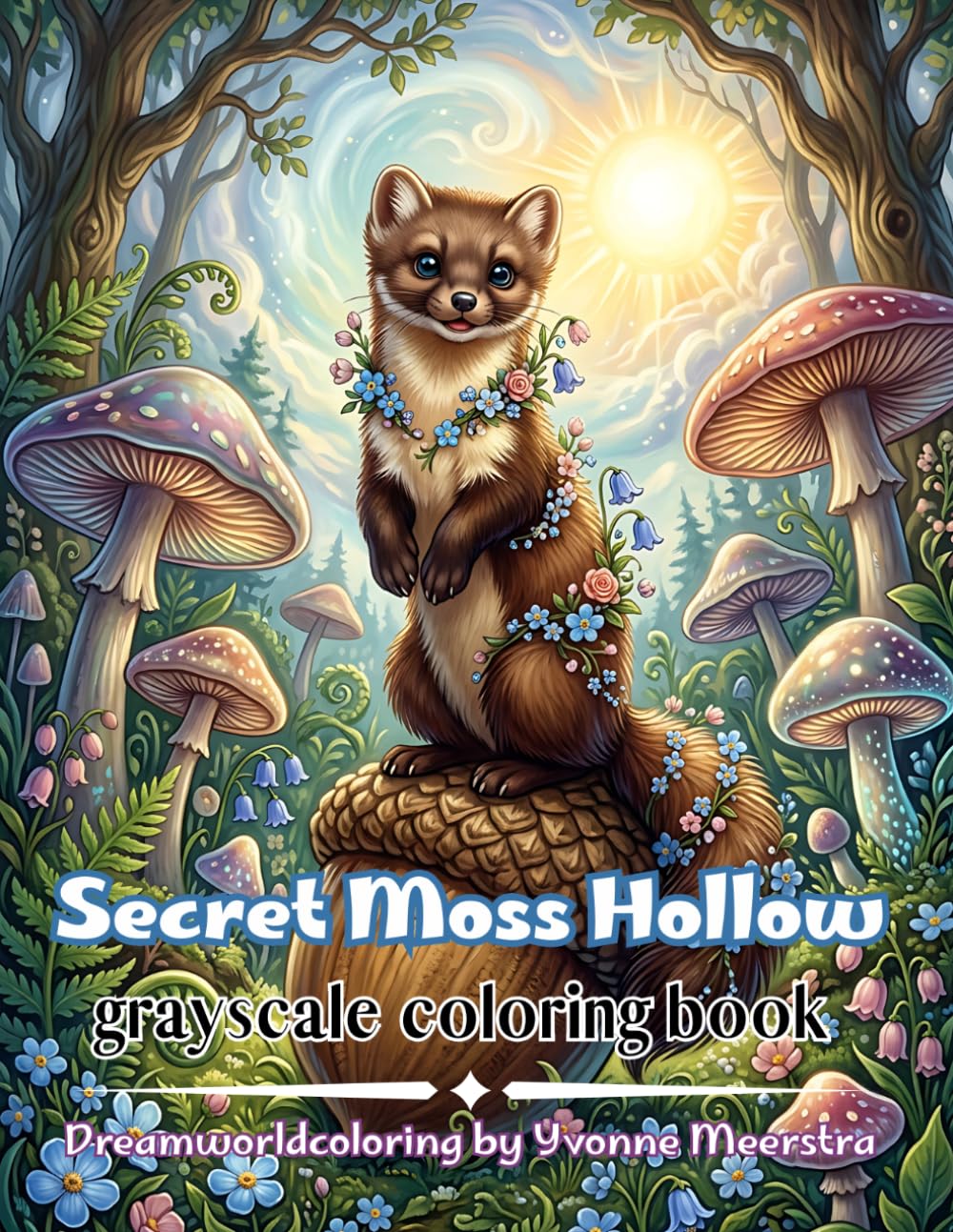 secret moss hollow: Step into a hidden forest where every page tells a magical story.
