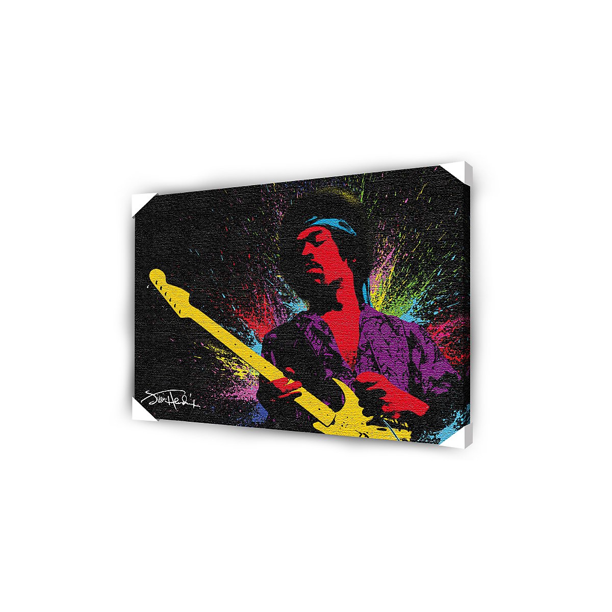 Amazon.com: Pyramid America Color Splash of Jimi Hendrix Canvas
