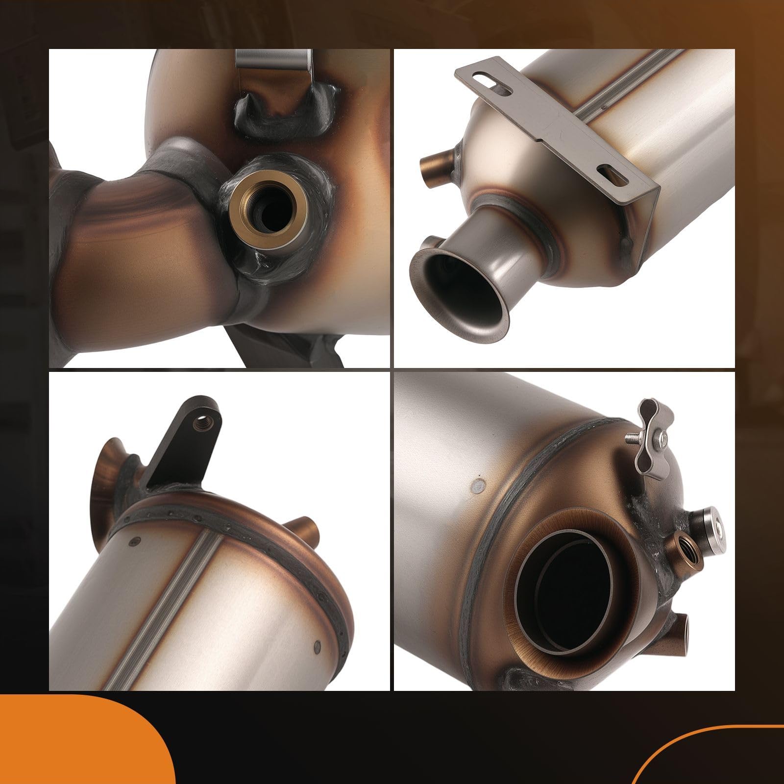 maXpeedingrods 7H0254700GX 7H0254700GV Filtro de partículas diésel DPF Euro 4 compatible con T5 Transporter BRS BRR / 84 CV 102 CV