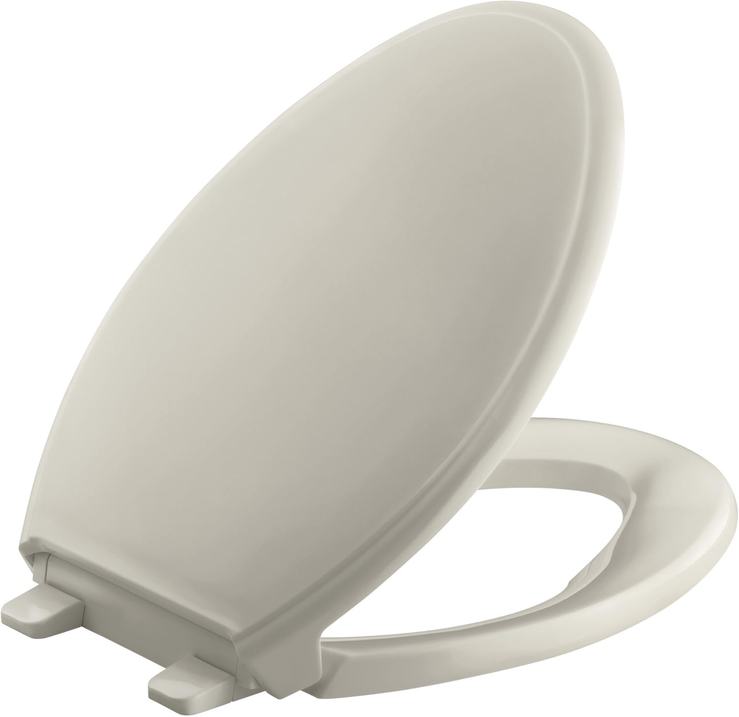 Up To 40% OFF KOHLER K-4733-G9 Glenbury Quiet-Close with Grip-Tight Bumpers Elongated Toilet Seat, Sandbar