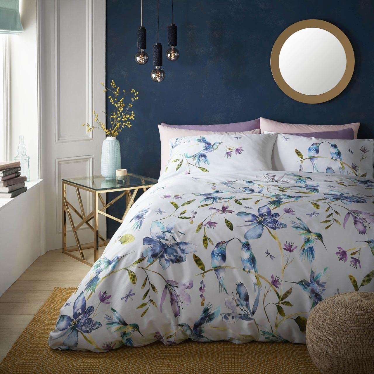 Voyage Maison Tafuna Aster 220TC 100% Cotton Sateen King Size Duvet Cover, Multi