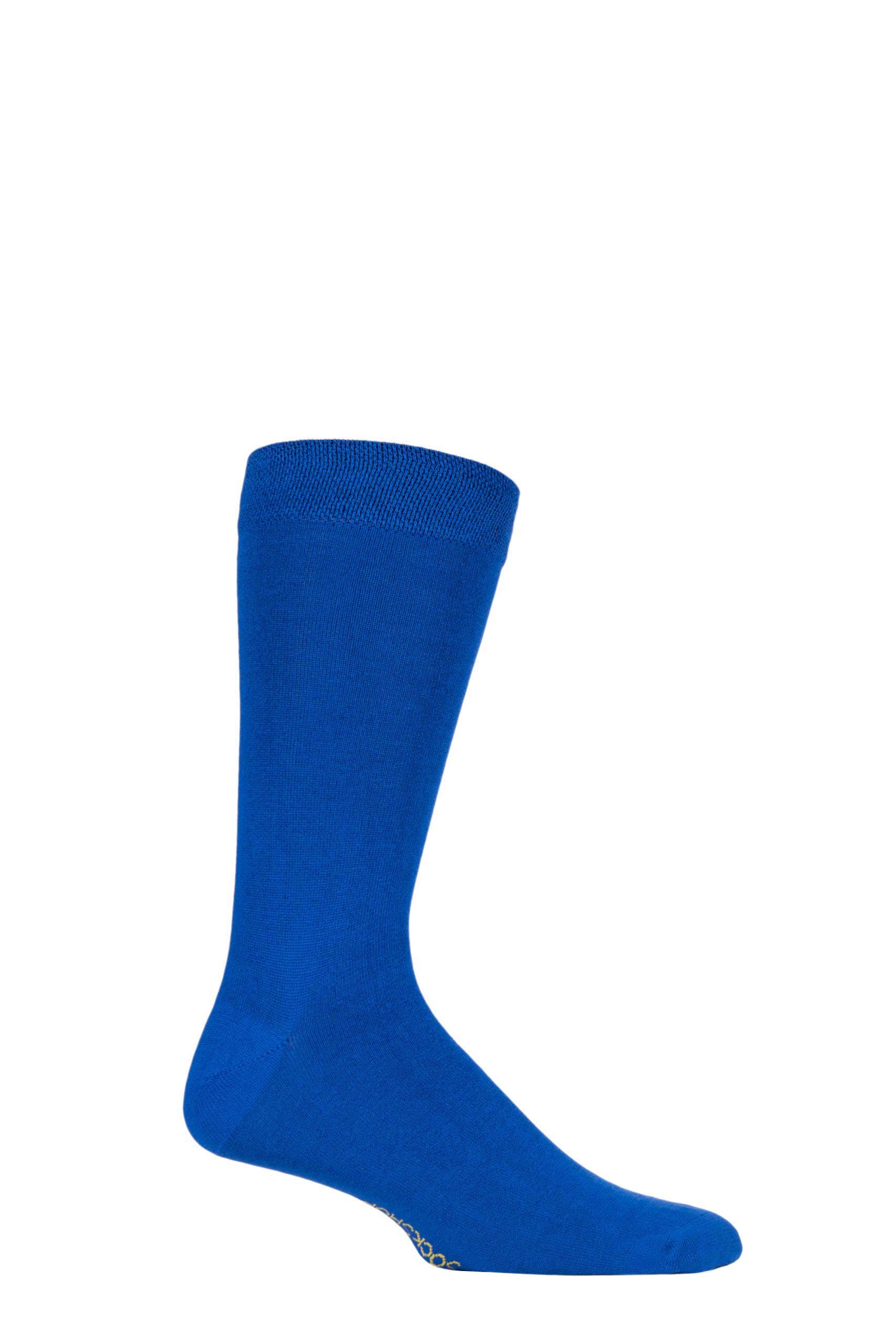 SockShop Men's Bamboo Socks - Mid Blue - Size 7-11