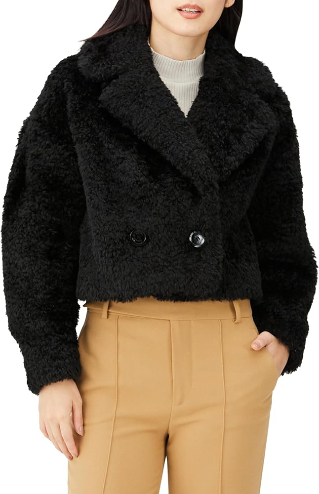 Amazon | [ヘルノ] JACKET 【公式】 カーリーエコファー ショート