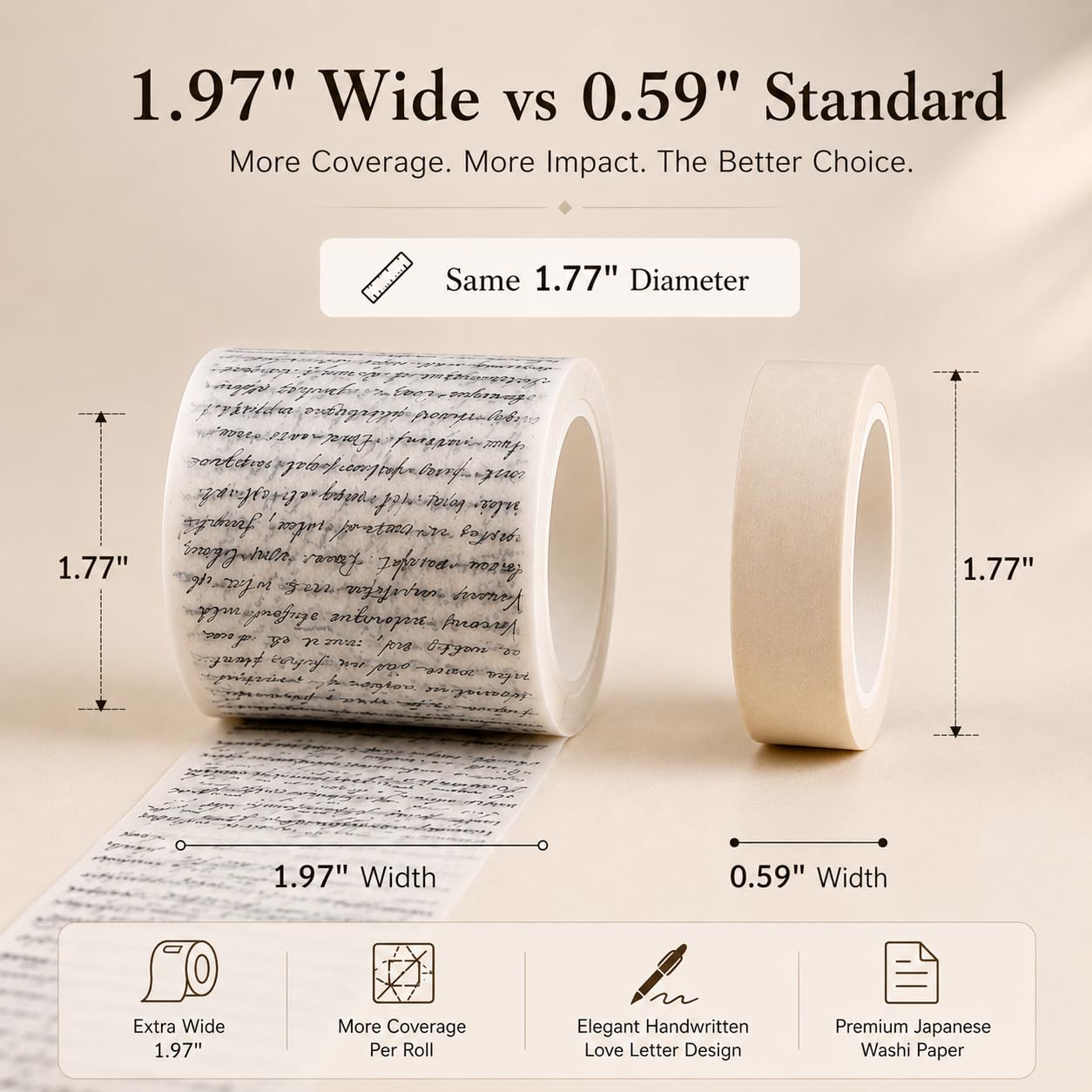 Washi Tape Masking School Supply Scrapbooking Wide Tape Adhesive Vintage Tape(style7)