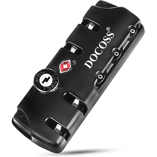 DOCOSS TSA Luggage Lock 1 pc