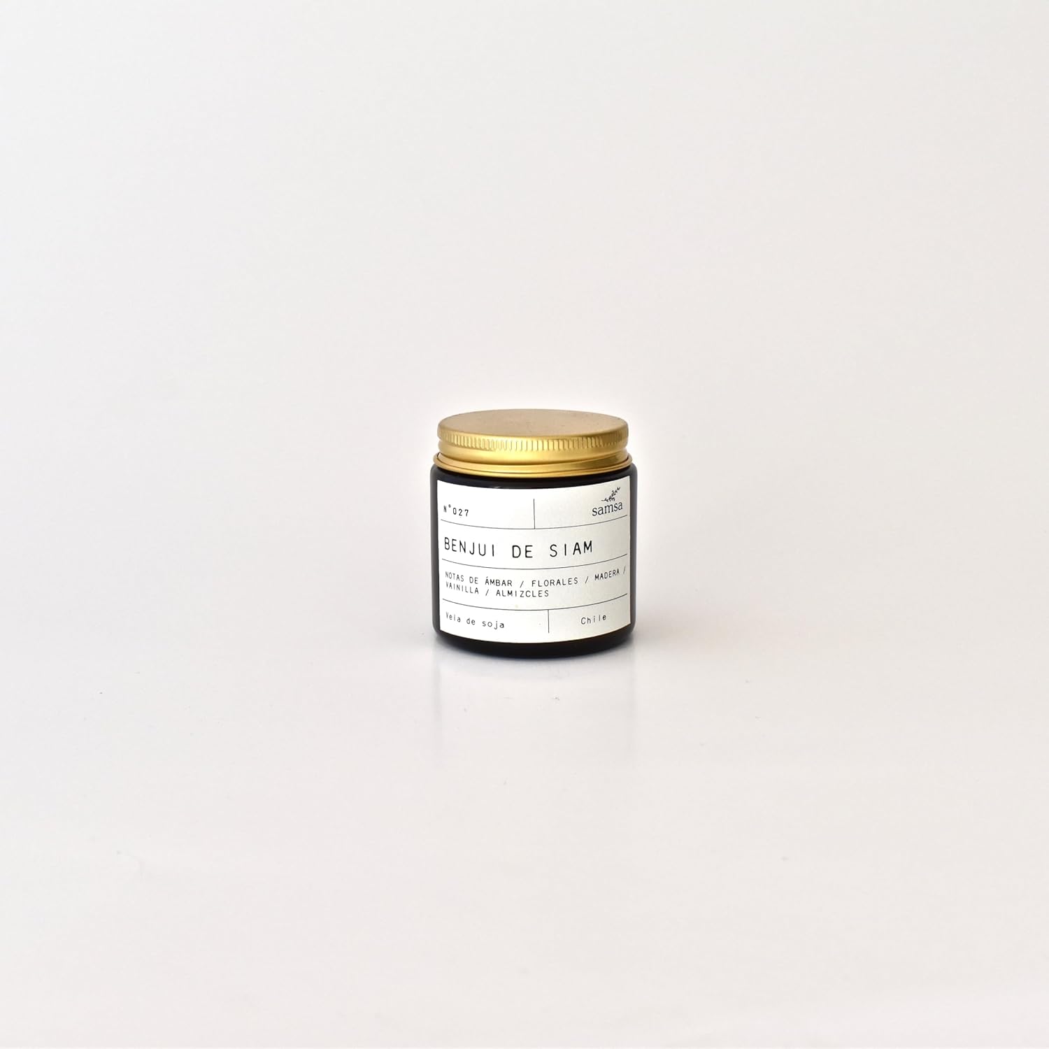 Kit of 3 Premium Scented Soy Wax Candles - (50 Hour Each) - SAMSA, White, KIT3VELAS1FMP