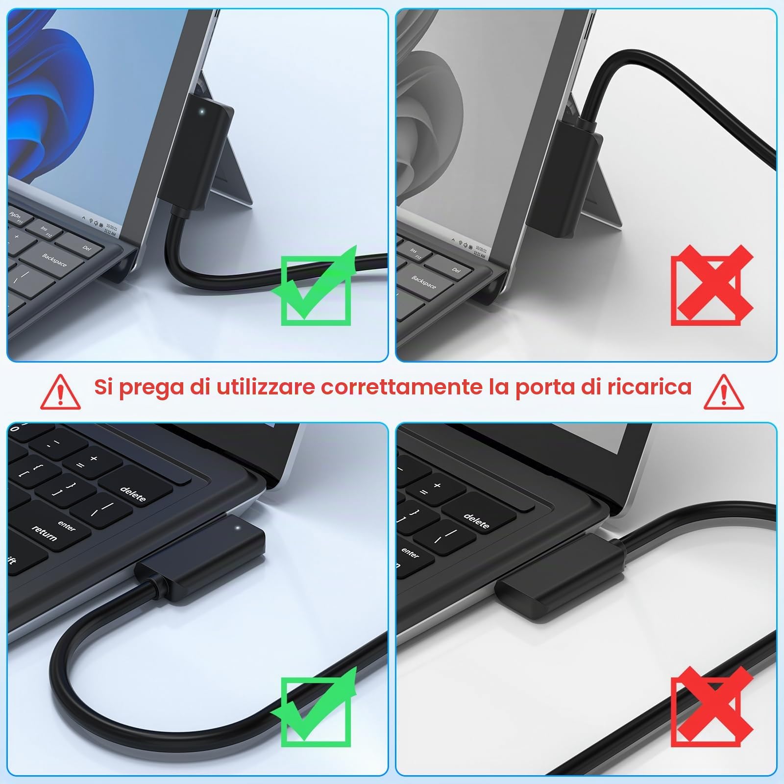 Ms Surface Docking Station [2025 Nuovo] - 2 anni di garanzia - Surface Dock 10 in 1 con HDMI Ethernet SD/TF 5 USB PD, Docking Station per Sur-face Pro 11/10/9/8/X/7/6/5, Laptop
