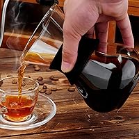 Vista 3 de Cafetera manual de goteo manual - Olla de vidrio con filtro de acero inoxidable