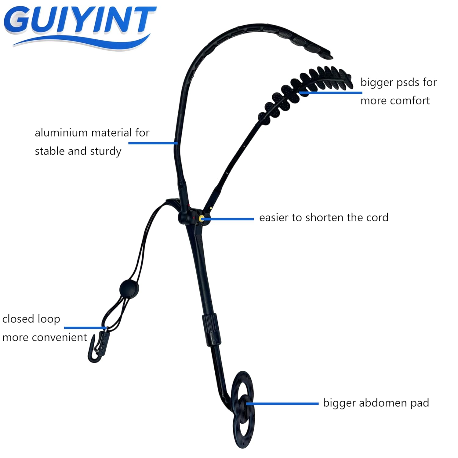 Saxophone Neck Strap Pro, Wide Padded Saxophone Harness Suitable for Alto, Tenor, Soprano & Bari Sax, with Aluminum Hook for Weight Distribution & Pain Relief