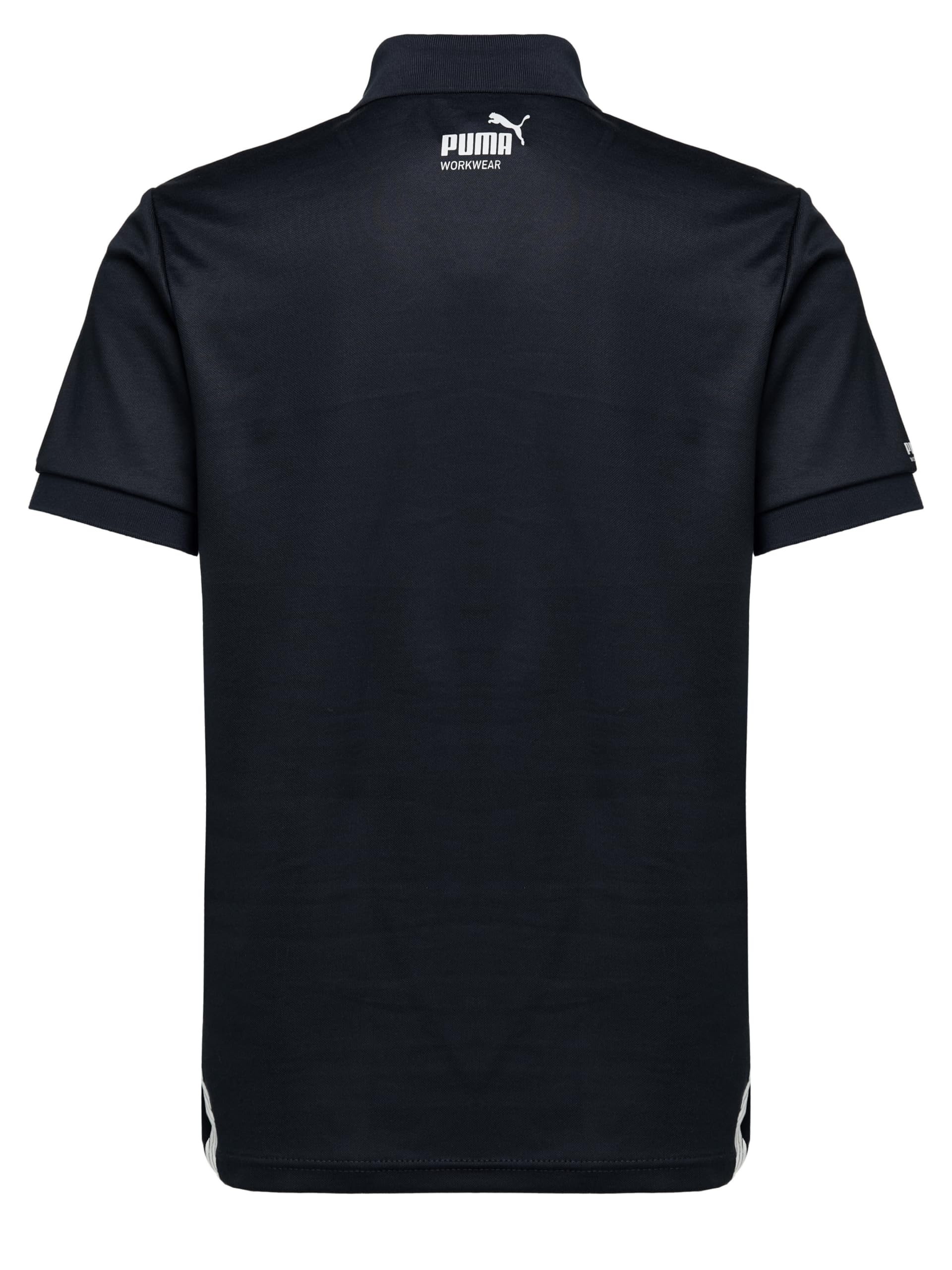 PUMA Workwear – Premium Poloshirt Herren – Funktionsshirt mit Reflektoren – Arbeitsshirt für Handwerk, BAU, Werkstatt & Industrie – atmungsaktives Gewebe – bequem & elastisch
