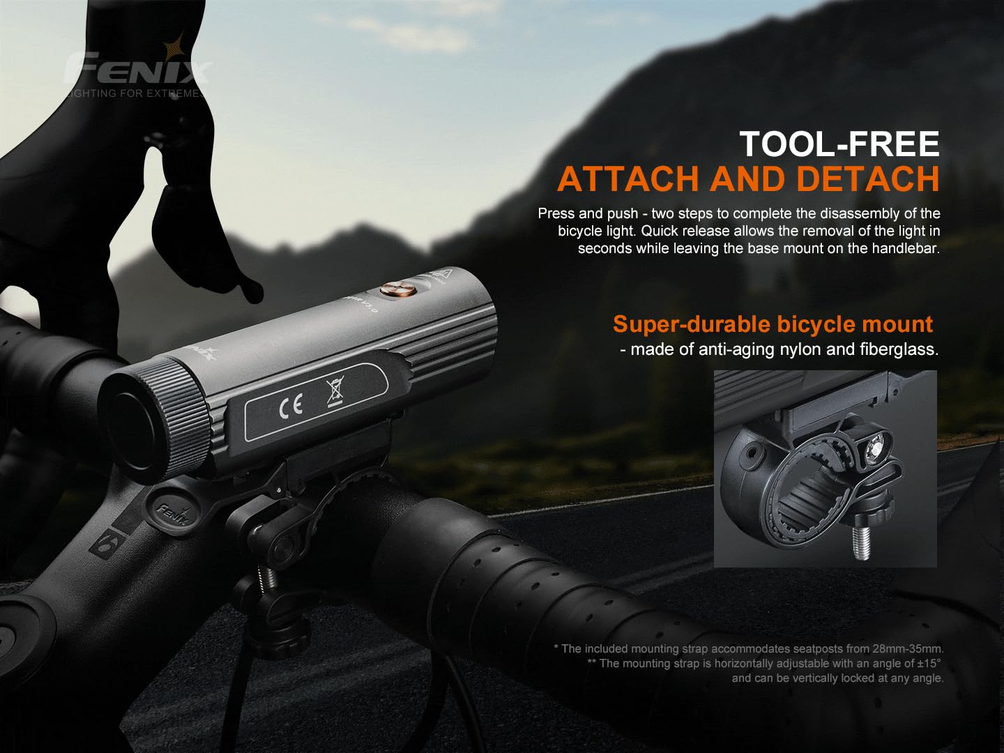 fenix BC21R v3.0 - Luz para Bicicleta de montaña y Senderismo