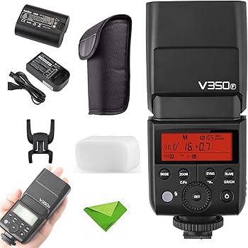 Amazon.com : Godox V350F TTL Flash for Fuji FujiFilm 1/8000s GN36