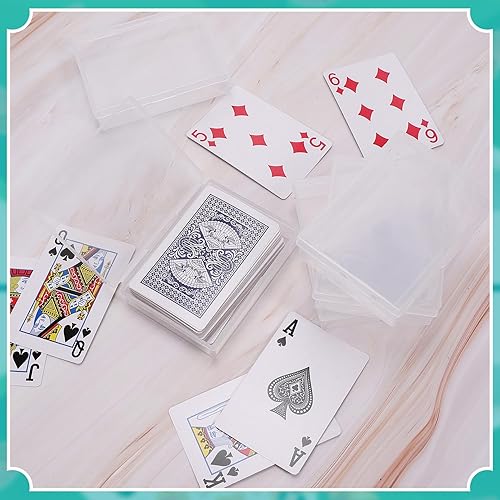 Miniatura 6 de Paquete de 12 cajas transparentes, cajas de plástico para tarjetas