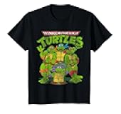 Kids Distressed TMNT Group T-Shirt T-Shirt
