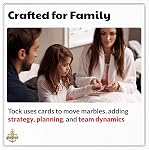 Gladius Tock Voyages 8" Conseil d ' administration – Jeu de stratégie en bois compact avec des pegs – Défi de la famille portative par carte pour 4 Joueurs – Parfait pour les voyages & Soirée de jeu