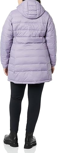 Miniatura 3 de Tienda Essentials - Abrigo acolchado, ligero y resistente al agua con capucha para mujer, disponible en talla extragrande