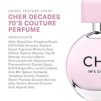 Vista 36 de SCENT BEAUTY Cher Decades Couture - Perfume en aerosol unisex - Cher Decades 60's - 1 onza líquida