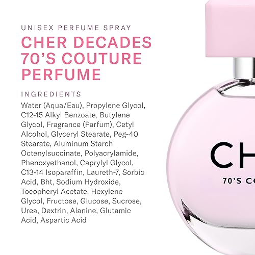 Miniatura 2 de SCENT BEAUTY Cher Decades Couture - Perfume en aerosol unisex - Cher Decades 70's - 1 onza líquida