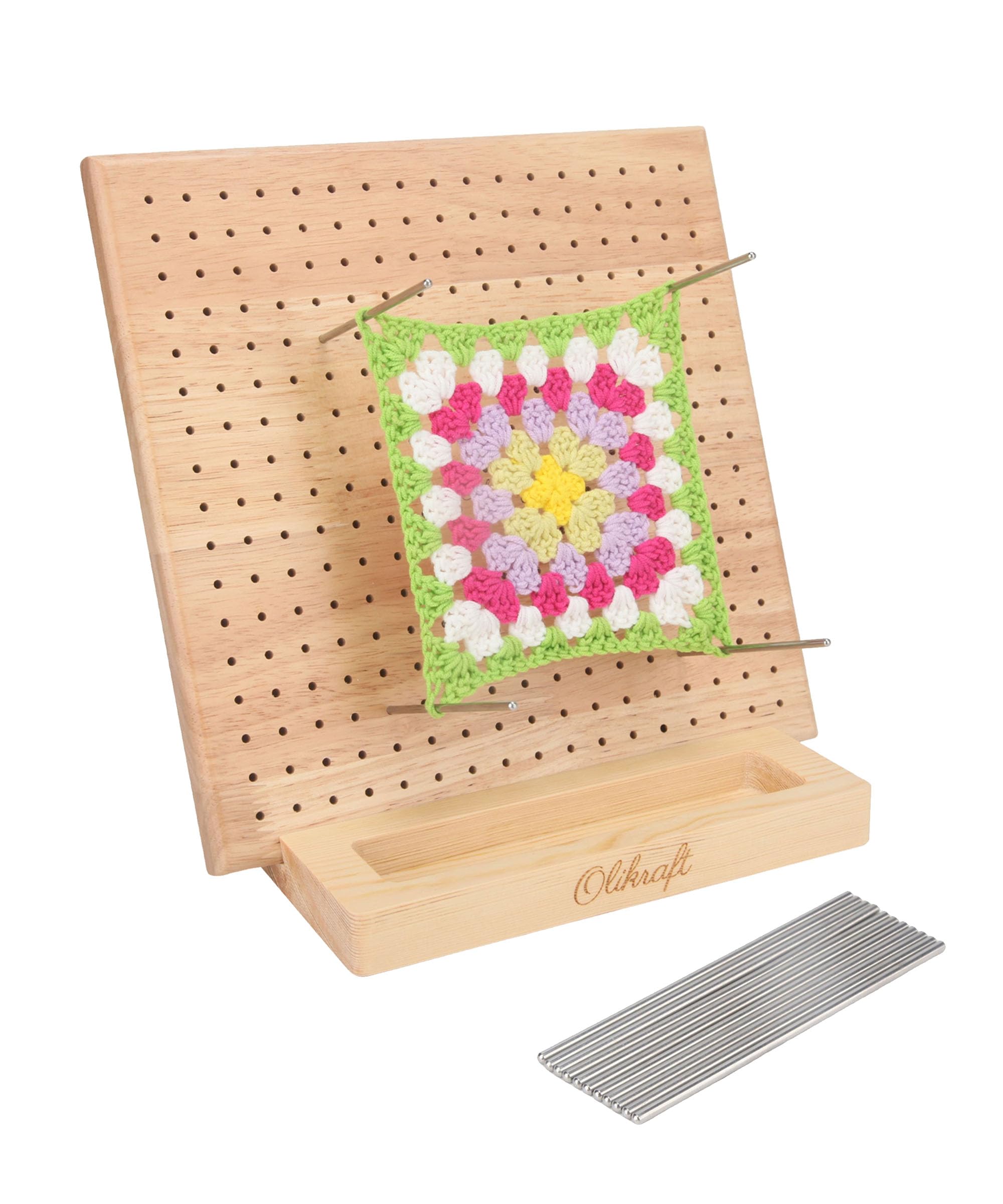 Olikraft 9.5' Crochet Blocking Board with Pegs 15 Pins