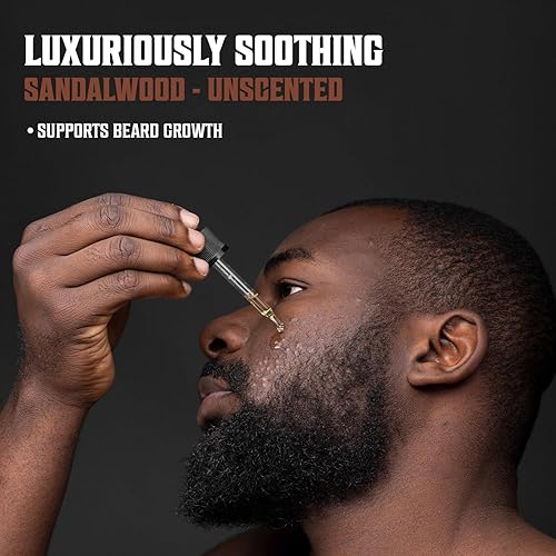 Vista 89 de Viking Revolution Aceite de cedro y pino para barba para hombres, suavizante natural de argán y jojoba, acondicionador para fortalecer e hidratar