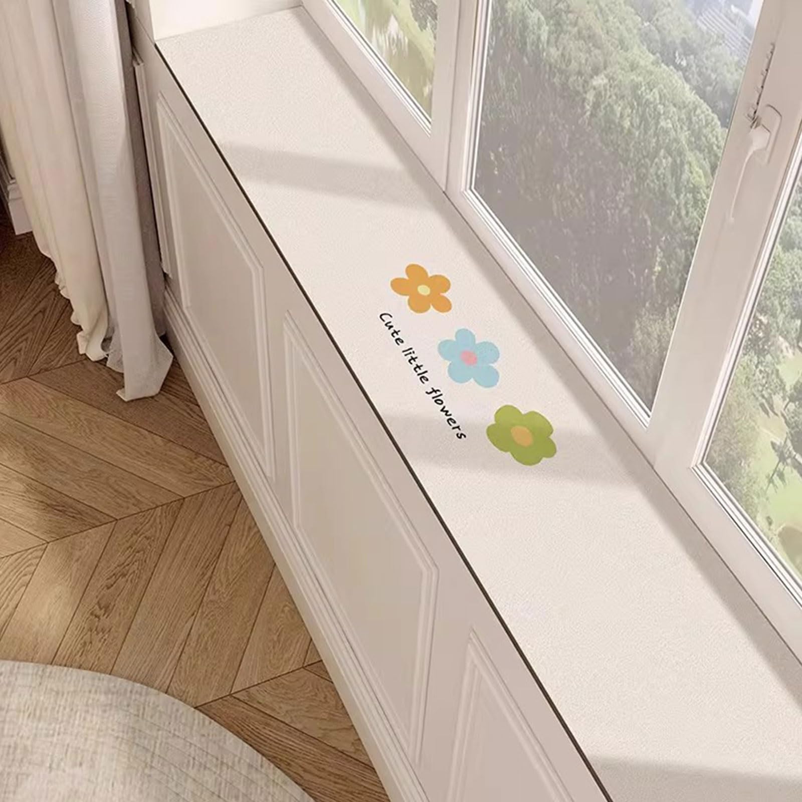 Tapete de tierra de diatomeas absorbente y antideslizante para alféizar de ventana