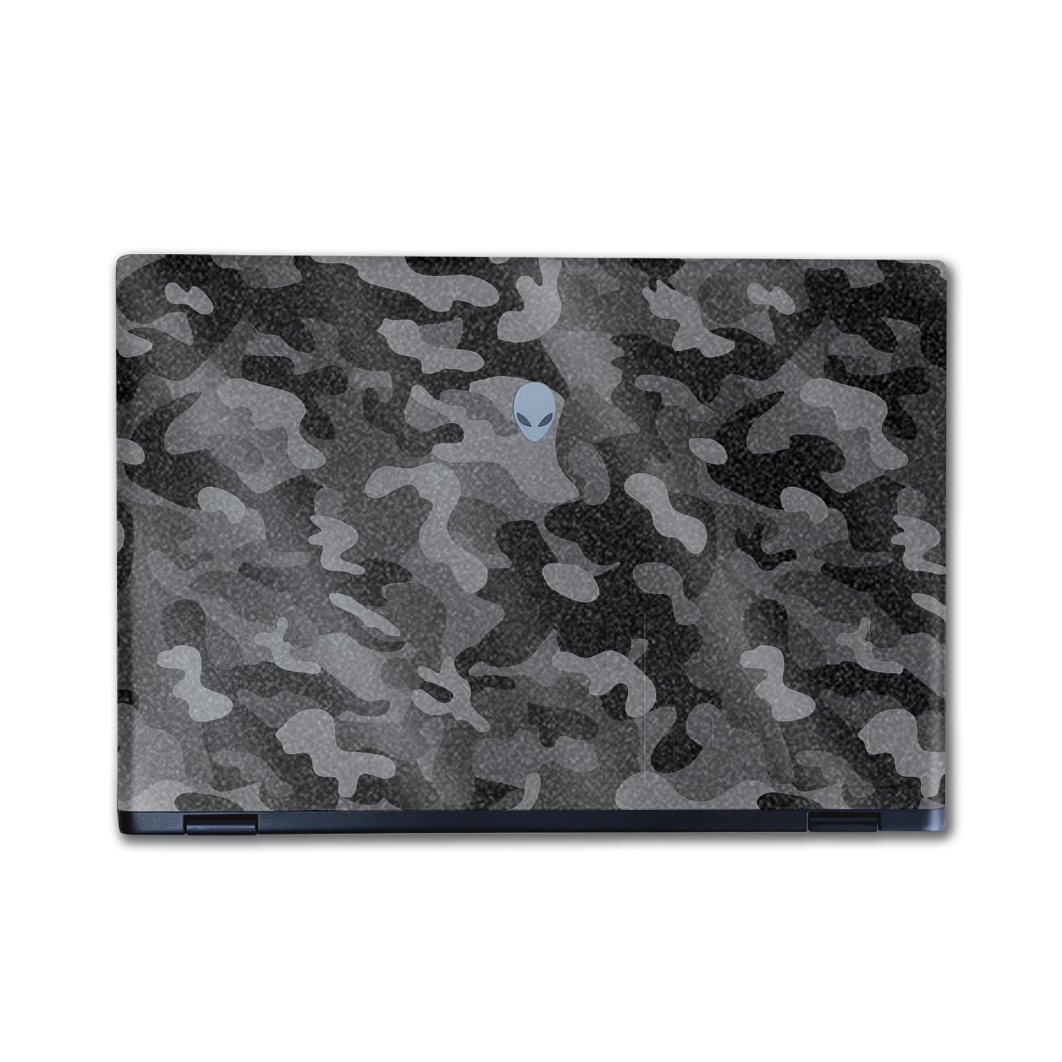 Glossy Glitter Laptop Skin Compatible with Alienware M16 R2 (2024) - Black Camo - Premium 3M Vinyl Protective Wrap Decal Cover - Easy to Apply | Crafted in The USA by MightySkins