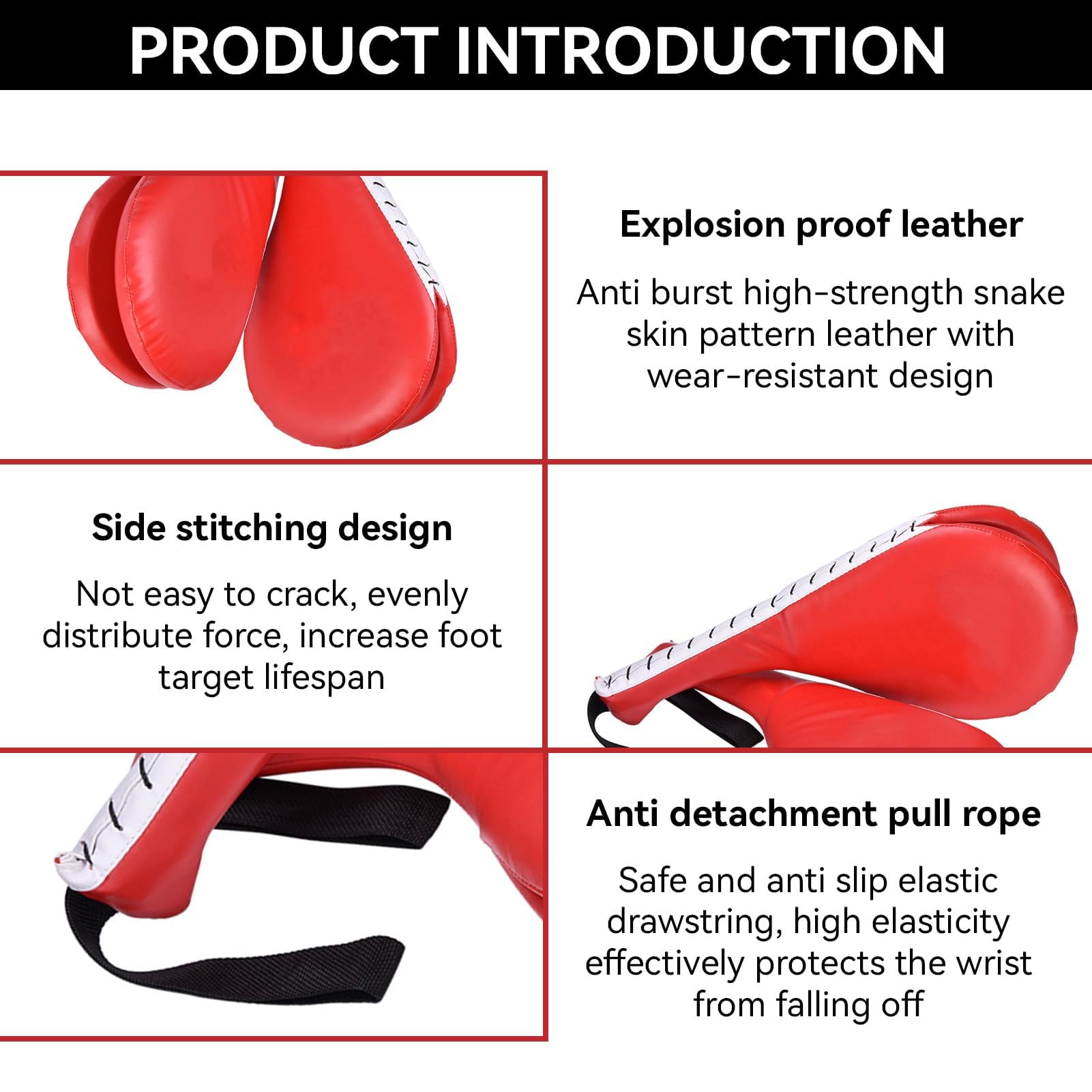 Kick Pads Taekwondo, Colpitore Doppio Taekwondo Training Target Pad di Addestramento per Karatè, Boxe, Taekwondo, Arti Marziali e Altri Esercizi