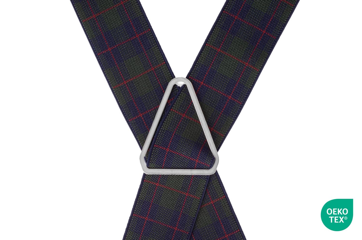 Gaspard Men's Braces Wide, Durable Elastic and Extra Strong Clips, X-Shaped Model, Made in France - Image 3