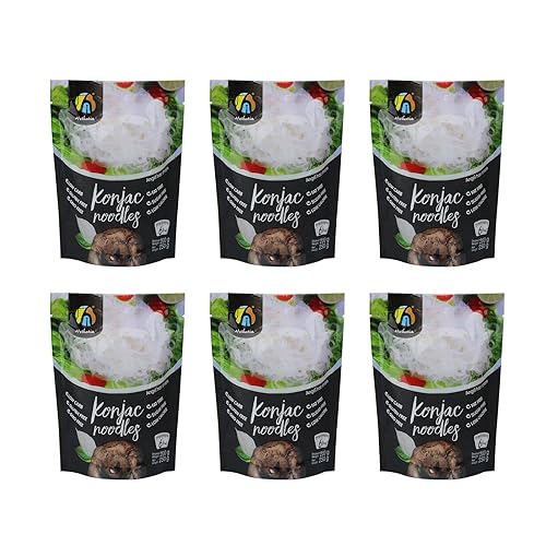 Hethstia Konjac Noodle Diet Angel Hair Pasta baja en carbohidratos, 100% a base de plantas, fideos Shirataki Keto, apto para paleo, sin azúcar, sin
