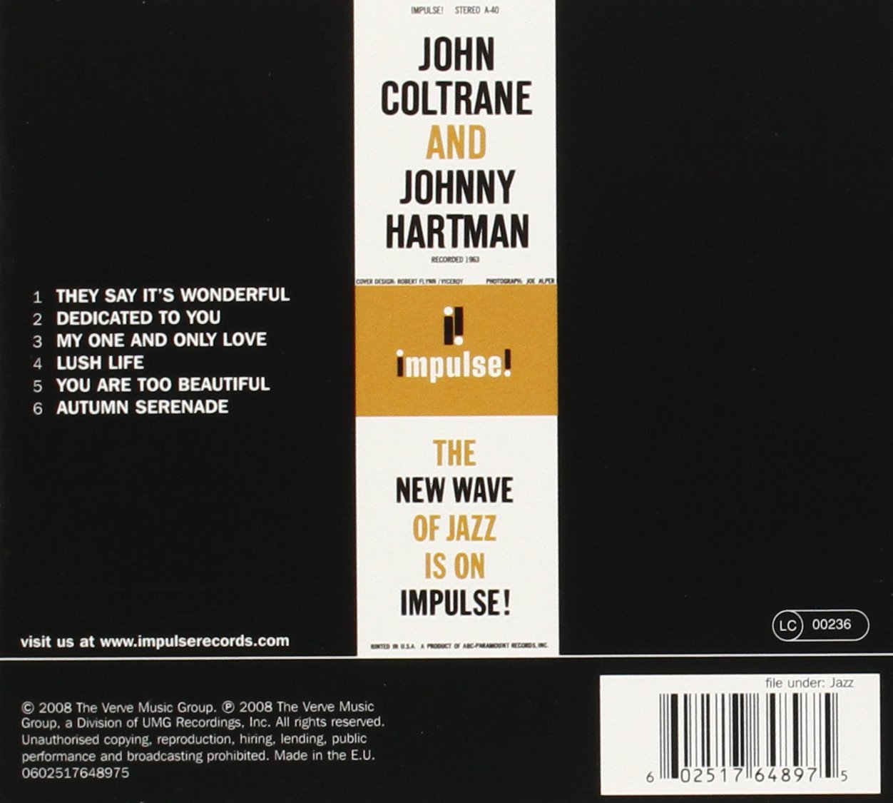 John Coltrane And Johnny Hartman