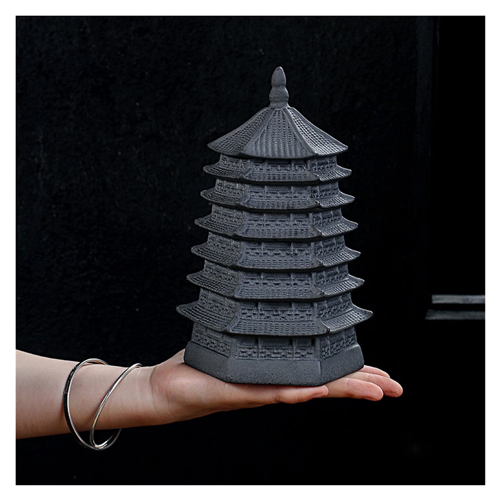 Cyna na herbatę ceramiczny fioletowy piasek pojemnik na herbatę zamknięte pudełko do przechowywania herbaty Pu'er herbata czarna herbata zielona herbata pagoda puszka herbaty ozdoby luźne
