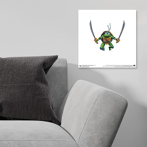 Miniatura 3 de Trends International Gallery Pops Nickelodeon Teenage Mutant Ninja Turtles Mutant Mayhem - Póster de pared de Leo, 12 x 12 pulgadas, versión sin