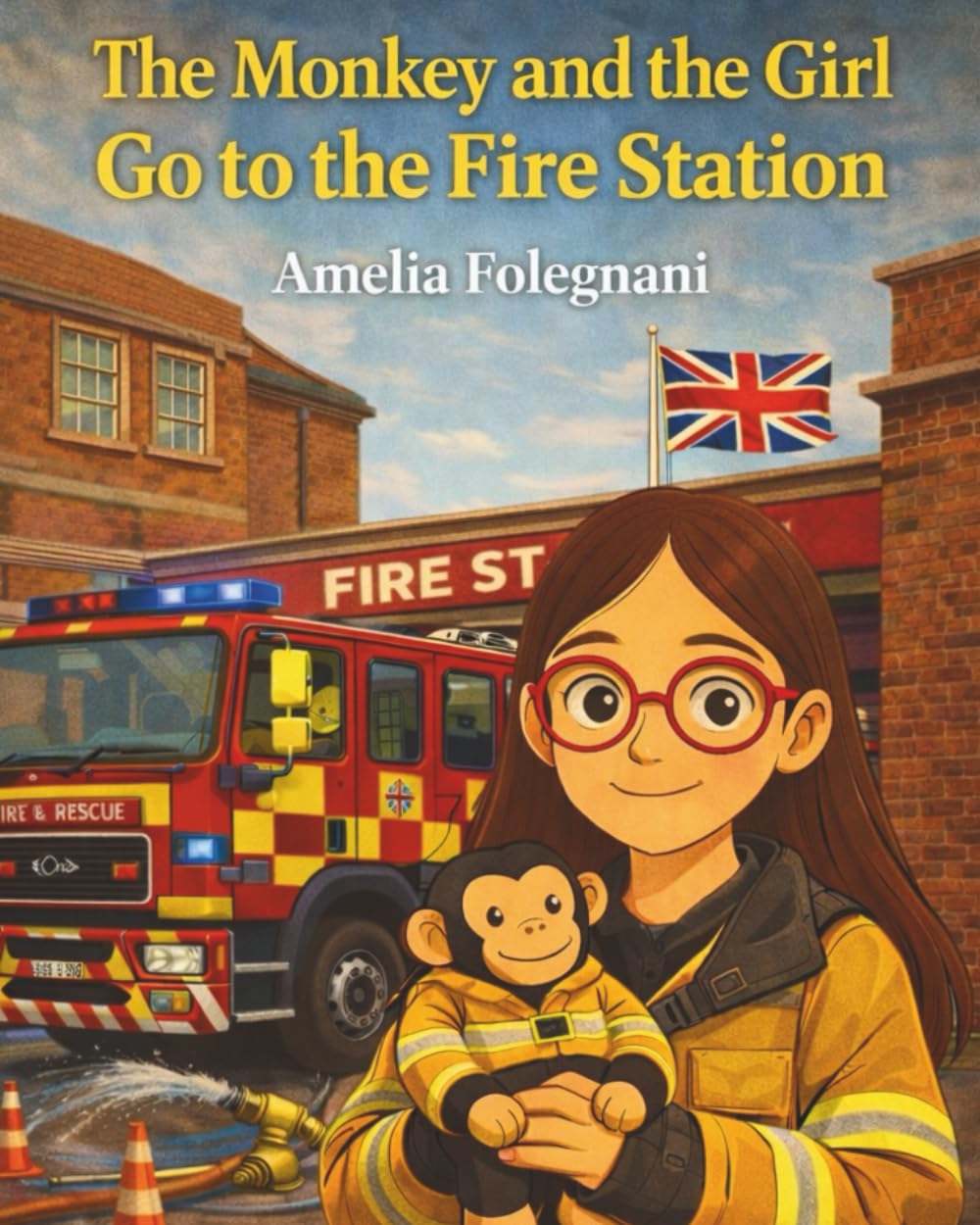 The Monkey and the Girl go to the Fire Station: 4 (The Monkey and the Girl adventures)