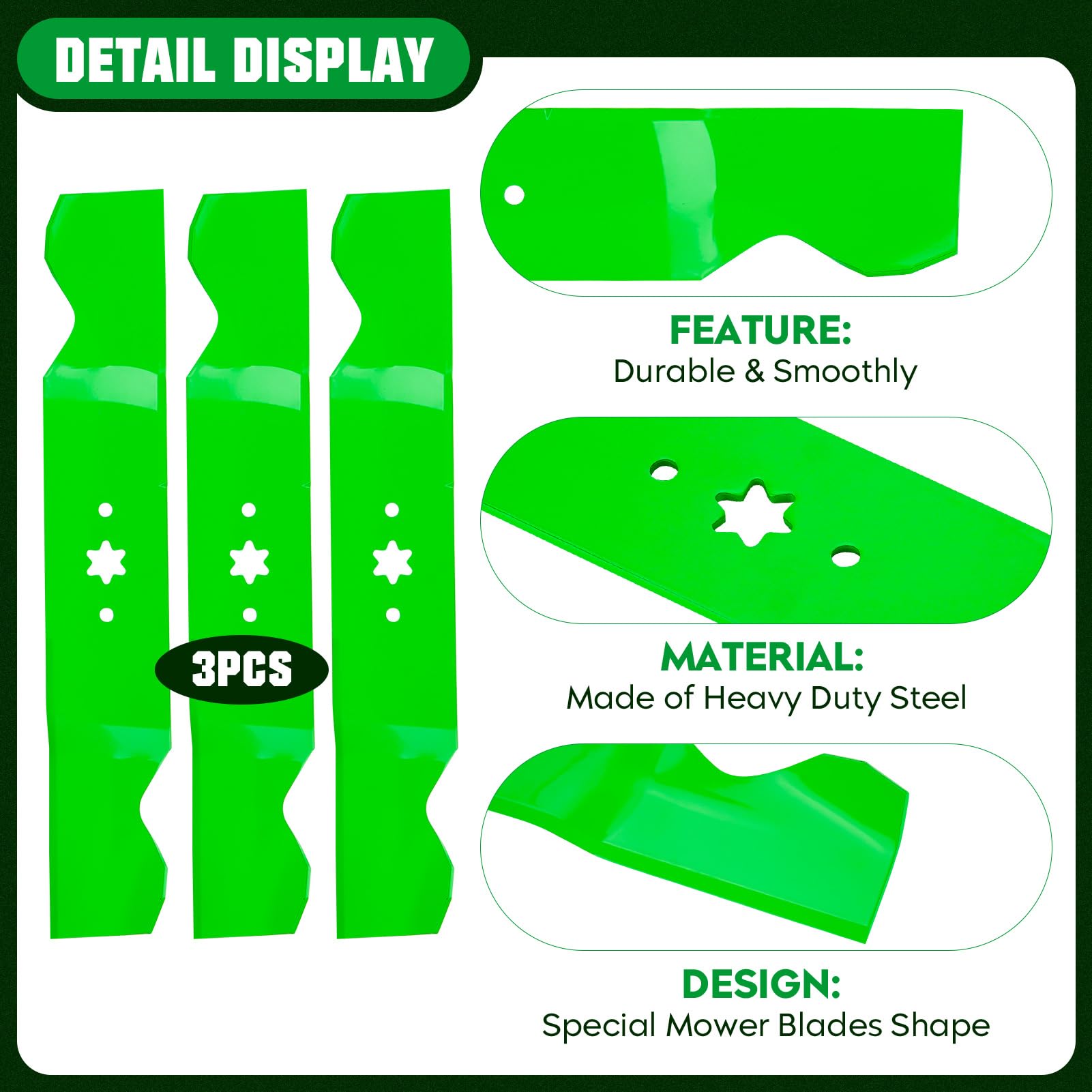 Commerical Blade For MTD 742-0677A, 742-0677B, 942-0677, 942-0677A, 942- 0677B £20.74 | Price Includes Vat And Delivery, In Stock | Order Online MTD Blades Blades - Foto 13