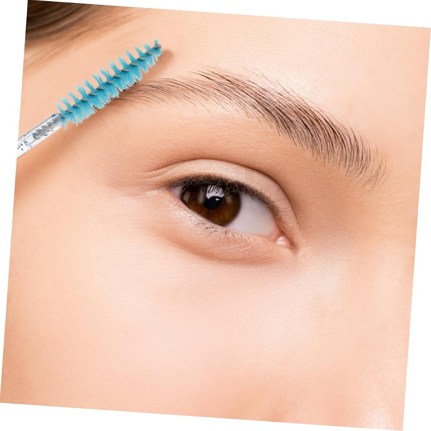 30pcs Eyelash Tube with Crystal Disposable Eyelash Brush for Easy Application and Travel for Mascara and Eyebrow Grooming