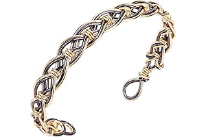 Timeless Glamour: Gold Cuff Bracelets for Women's Costume Enchantments